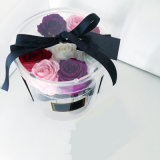 Different Design Round Acrylic Packaging Box for Flowers