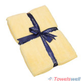 Yellow Soft Microfiber Terry Bath Towel