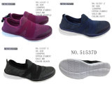 No. 51537 Three Color Lady's Easy Sport Shoes Slip on Shoes