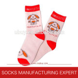 100% Cotton Girl's Jacquard Socks