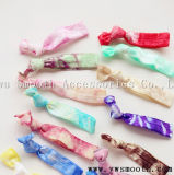 Customized Fashion Rainbow Foil Print Elastic Hair Tie Bracelet Holder