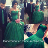 Green Celebrity Dress Sweetheart Lace Tulle Party Prom Dresses P16723