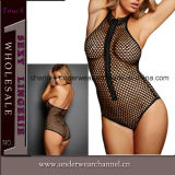 Sexy Women Black Fish Net Underwear Teddy Lingerie (T3262)