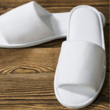 Hotel Collection Amenity Disposable Velour Open-Toe Slippers