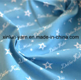 Partysu Blue Star Cartoon Printing Fabric for Dress/Sheet