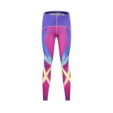 Women Pink Compression Tights Pants