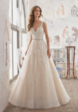 2017 A-Line Crystal Bridal Wedding Dresses Wd510