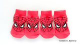 Customize Dog Products Spiderman Knitting Anti-Slip Pet Socks