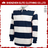 New Design Adult High Quality Long Sleeve Cotton Rugby Jersey (ELTRJJ-134)