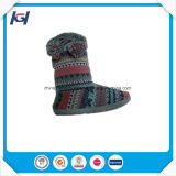 Wholesale Warm Women Knitted Made-in-China Winter Slipper Boots