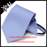 100% Silk Jacquard Woven Zip Tie for Men