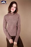 Cashmere Loose Neck Pullover with Fancy Yarn-Cashmere Sweater-Sweater