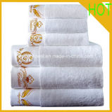 Custom Logo 100% Cotton Hotel Bath Towel