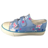 New Popular Fashion Wholesale Kids Canvas Shoes with Print Upper