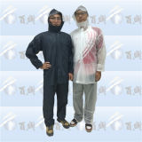 Unisex Plastic PVC Transparent Men's Rainsuit