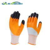 Gold Supplier Finger Nitrile Double Coated Gloves