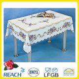 New Design in 2016 PVC Printed Transparent Tablecloth Independent