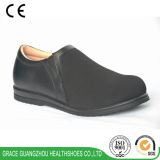 Leather Wide Diabetic Shoes with Removable Insole for Comfortable Wearing