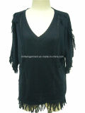 Fashion Sweater with Short Sleeves (RS-012)