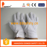 Ddsafety 2017 White Cotton Parade Glove Steel Button Work Glove