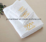 100% Cotton 5 Star Hotel Towel/32s Hotel Towel Set, White Color Hotel Bath Towel