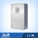 Vandal-Resistant Phone Stainless Steel Intercom Phone & Metal Button Telepohone