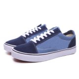 Men/Women Navy Blue Oxford Casual Sneakers Canvas Running Shoes