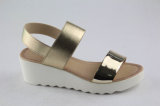 Hot Sales Women Platform Sandal with Flat Heel