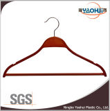 New Style Plastic Hollow Hanger with Metal Hook for Cloth
