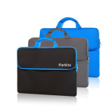 Popular Blank and Blue Color Handle Neoprene Sleeve Case Bag (FRT1-374)