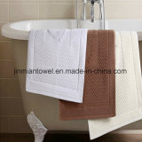 Luxury High -Quality 100% Cotton Hotel Jacquard Floor Bathroom Bath Mat