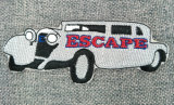 Custom Embroidery Magic Tape Patches for Garment Accessories