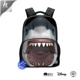 Personalized Shark Printed Durable Backpack School Bag for Colloge Girls