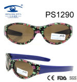 Vintage Model Flower Colorful Kid Plastic Sunglasses (PS1290)