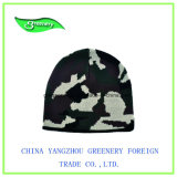 Fashion Promotional Camouflage Jacquard Winter Knit Hat