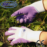 Nmsafety Super Soft Foam Latex Coated Gardening Work Gloves