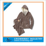Custom Fashion Women Clothes Soft Velour Hoody Track Suit