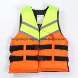 Adult's Nylon Life Jacket with EPE Foam for Swim 210d