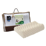 Contour Durian Latex Foam Rubber Massage Neck Pillow
