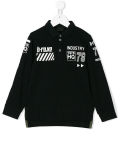 Factory Boy's Words Printed Polo Shirt