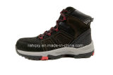 Two Colors Waterproof Safety Work Boots with Nice Electric Carving (S021)