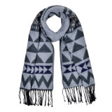 Women's 180*70cm Reversible Cashmere Like Winter Warm Knitted Woven Shawl Scarf (SP257)