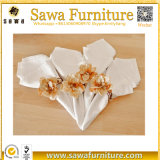 Wholesale Hot Sale Elegant Fancy Folding Wedding Decoration Table Napkin with Ring