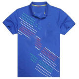 Fashion Cotton/Polyester Printed Golf Polo Shirt (P011)