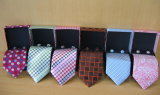 Men's Fashion Woven Silk Ties with Gift Box