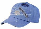Denim Washed Sport Cap Baseball Cap with Applique Embroider