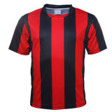 Custom Red Black Sublimated Football Shirt with Your Team Logo