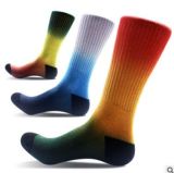Custom Space Dyed Cotton Men's Sport Sock in Various Colors and Designs