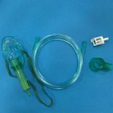 Medical Supply Multi-Vent Mask with Variable Oxygen Concentration (Green, Pediatric Elongated with Tubing)