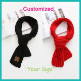 Winter Warm Small Scarves Solid Color Kids Scarf Boy Girl Young Man Knitted Scarf Custom-Made